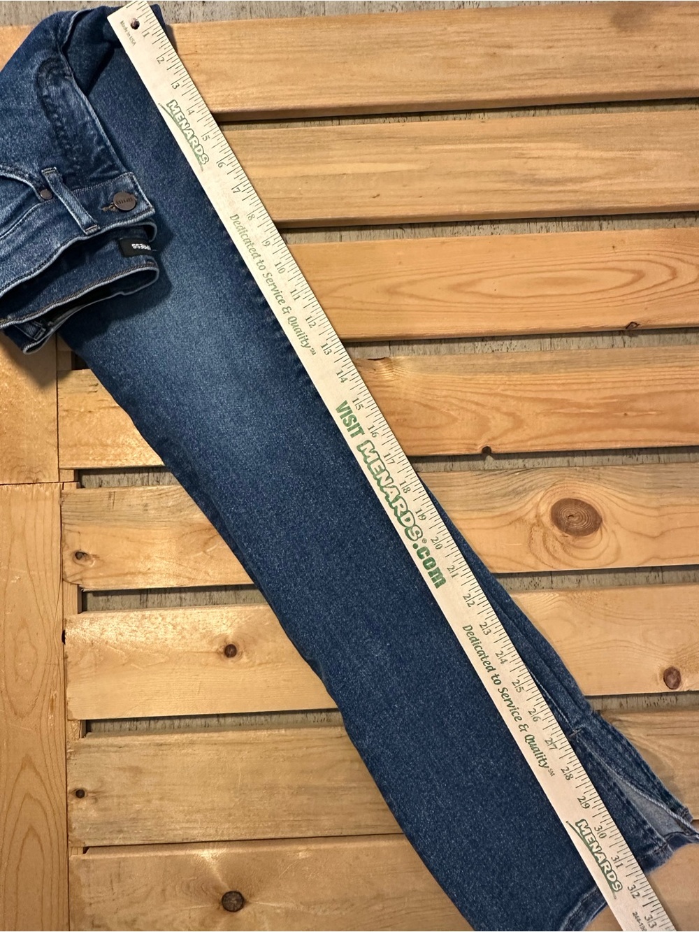 Express Mid Rise Medium Wash FlexX Skyscraper Jeans size 2 - Picture 10 of 10